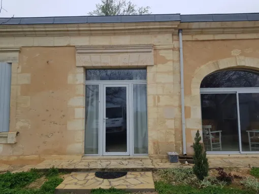 Ravalement façade d'une maison à Libourne, Bordeaux, Vidal Maçonnerie
